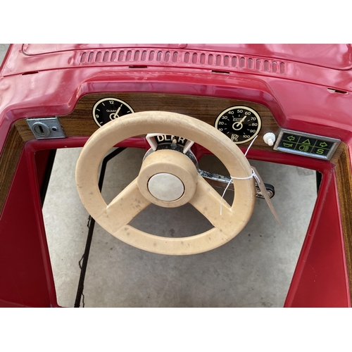 1508 - A VINTAGE TRIANG ROLLS ROYCE PEDAL CAR