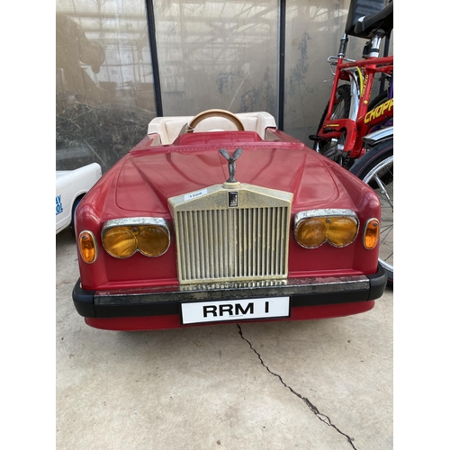 1508 - A VINTAGE TRIANG ROLLS ROYCE PEDAL CAR