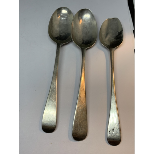 16 - SIX VARIOUS HALLMARKED SILVER TEASPOONS GROSS WEIGHT 77.1 GRAMS