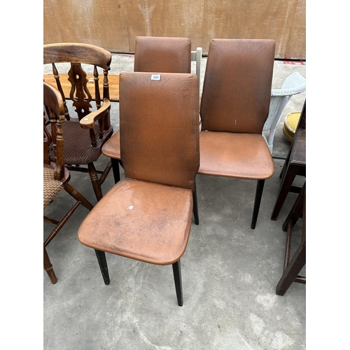 2968 - THREE VARIOUS CHAIRS