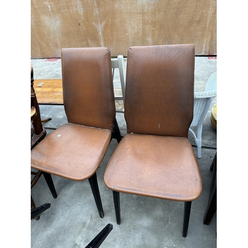 2968 - THREE VARIOUS CHAIRS