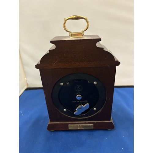 96 - AN ENGLISH BRACKET CLOCK BY F W ELLIOT WITH NAMED CHAPTER RING SIGNED GARRAD & CO LTD 112 REGENT STR... 