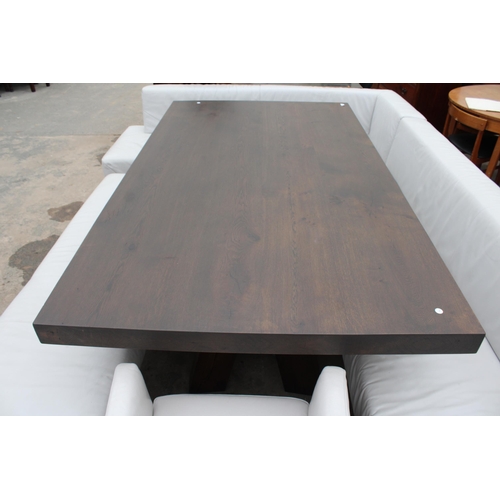 2811 - A KOINOR OAK DINING TABLE, 81