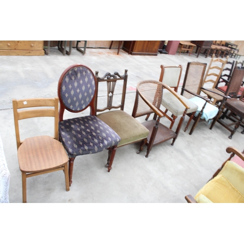 2979 - SIX VARIOUS CHAIRS