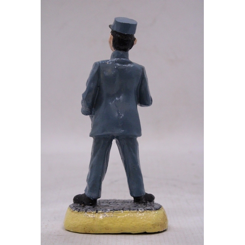 161 - A GUINNESS ZOO KEEPER FIGURE, HEIGHT 18CM