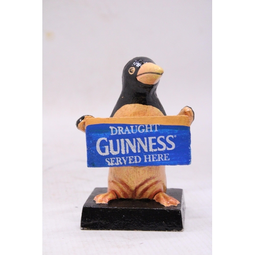 169 - A CAST GUINNESS PENGUIN, HEIGHT 12CM