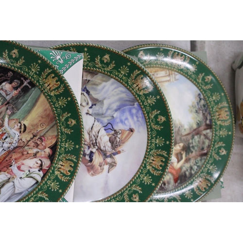 195 - A QUANTITY OF COLLECTOR'S PLATES TO INCLUDE KHOLUL ART STUDION RUSSIAN TALES