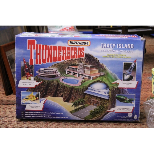 349 - A MATCHBOX THUNDERBIRDS, TRACEY ISLAND - BOXED