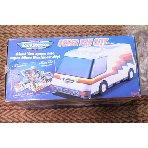 352 - A MICRO MACHINES, SUPER VAN CITY, 'GIANT VAN OPENS INTO SUPER MICRO MACHINES CITY' - BOXED