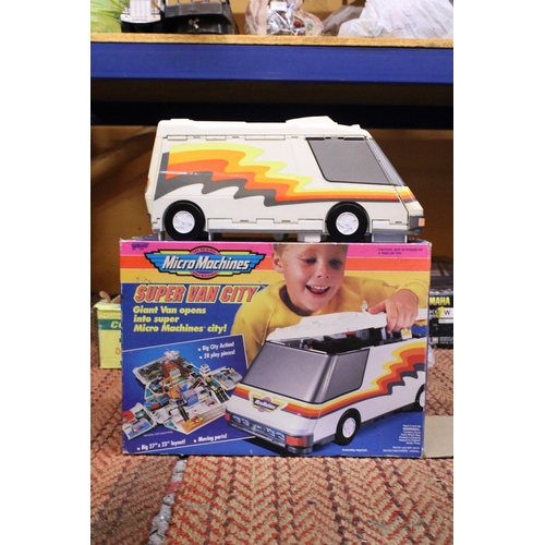 352 - A MICRO MACHINES, SUPER VAN CITY, 'GIANT VAN OPENS INTO SUPER MICRO MACHINES CITY' - BOXED