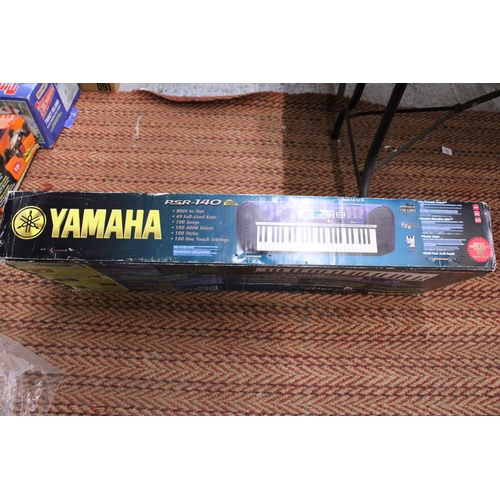 354 - A YAMAHA PSR-140 KEYBOARD - BOXED