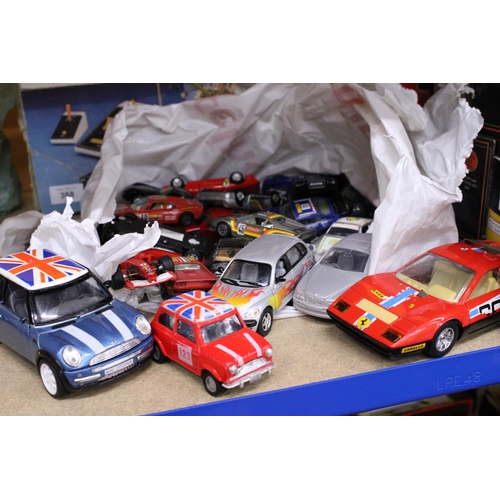 389 - TWENTY THREE DIE-CAST TOY SPORTS CARS