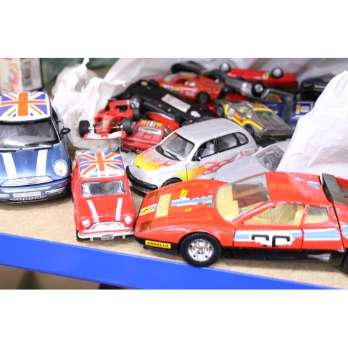 389 - TWENTY THREE DIE-CAST TOY SPORTS CARS