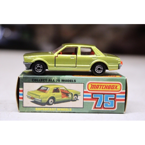 469 - A BOXED VINTAGE 1979 MATCHBOX SUPERFAST NO. 55 FORD CORTINA - GOOD CONDITION