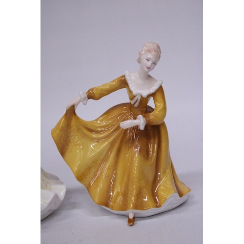 840 - TWO ROYAL DOULTON FIGURINES FROM THE PRETTY LADIES COLLECTION 