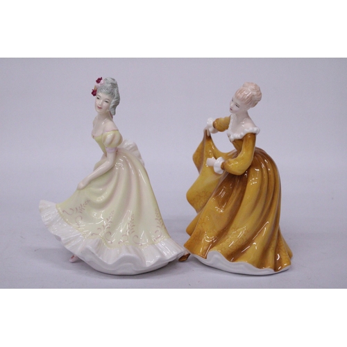 840 - TWO ROYAL DOULTON FIGURINES FROM THE PRETTY LADIES COLLECTION 