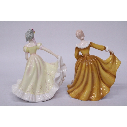 840 - TWO ROYAL DOULTON FIGURINES FROM THE PRETTY LADIES COLLECTION 