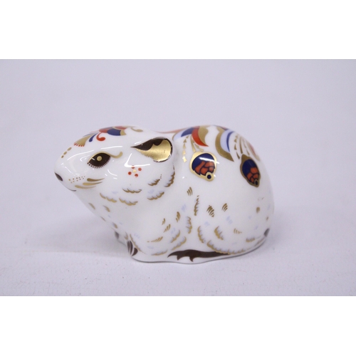 851 - A ROYAL CROWN DERBY FIGURE OF A BANK VOLE (FIRSTS)