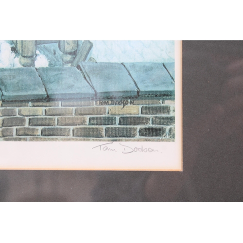 1512 - A LIMITED EDITION 198/850 PENCIL SIGNED TOM DOBSON PRINT 