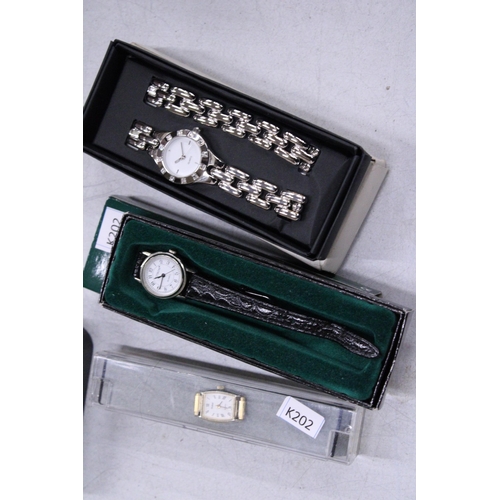 253 - A QUANTITY OF WATCHES AND WATCH SETS, SOME NEW IN BOXES TO INCLUDE PULSAR QUARTZ, GENEVA, ORLANDO, E... 