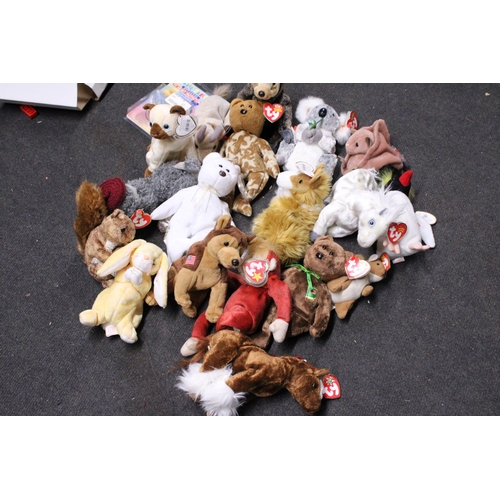 569 - EIGHTEEN TY BEANIE BABIES