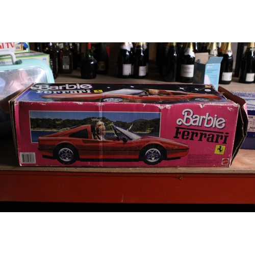 571 - A MATTEL BARBIE FERRARI IN BOX