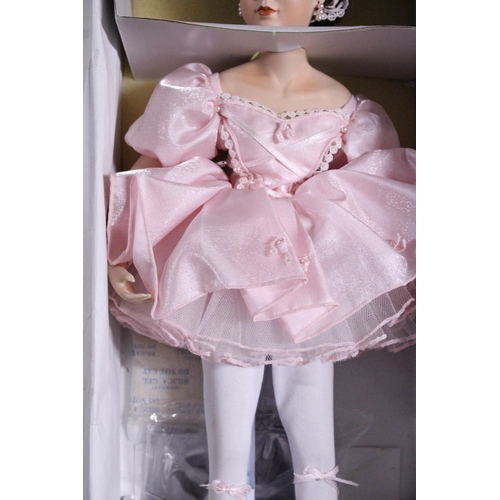 585 - A HOUSE OF BERKELEY, PORCELAIN 'CATHERINE' BALLERINA DOLL - NEW IN BOX WITH TAGS