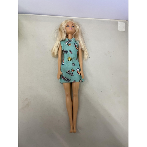 505 - FOUR DRESSED BARBIE DOLLS AND VARIOUS BARBIE FURNITURE AND ACCESSORIES