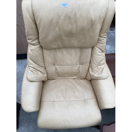 3064 - A STRESSLESS STYLE REVOLVING RECLINER