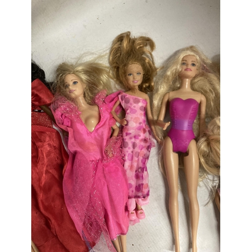 403 - THIRTEEN DRESSED BARBIE DOLLS