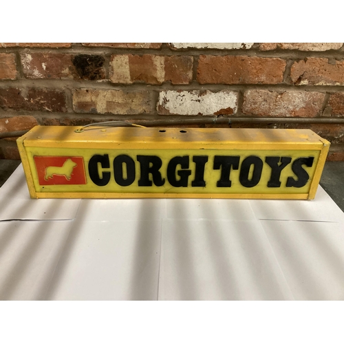 421 - A CORGI TOYS ILLUMINATED SIGN, 69CM X 15CM