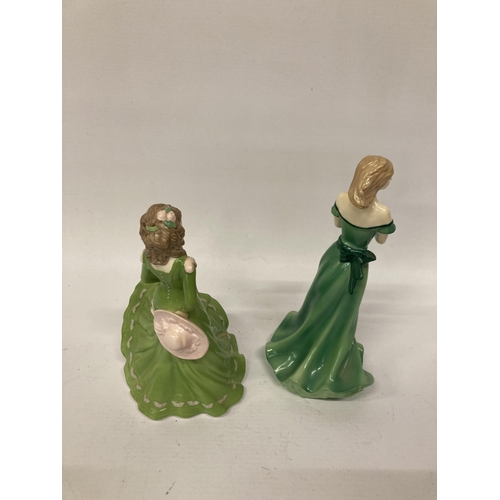 810 - TWO ROYAL WORCESTER FIGURINES 