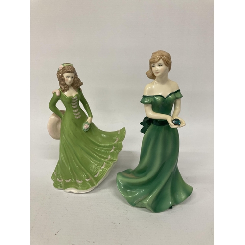 810 - TWO ROYAL WORCESTER FIGURINES 