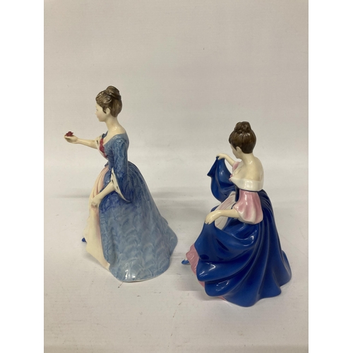 812 - TWO ROYAL DOULTON FIGURINES 