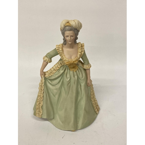 813 - A FRANKLIN MINT PORCELAIN FIGURINE 