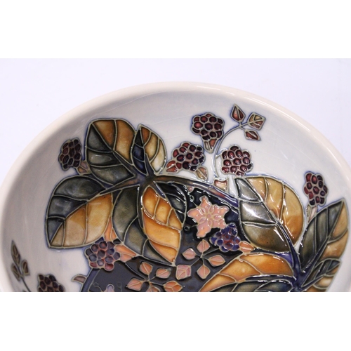 861 - A MOORCROFT BRAMBLE PATTERN BOWL