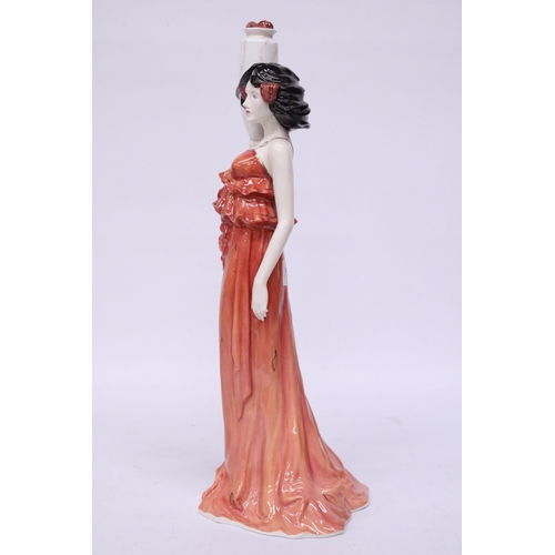 882 - A BOXED MINTON FIGURINE - THE LADY WITH THE VASE - LIMITED EDITION 50/250