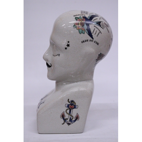 975 - A LARGE PHRENOLOGY HEAD