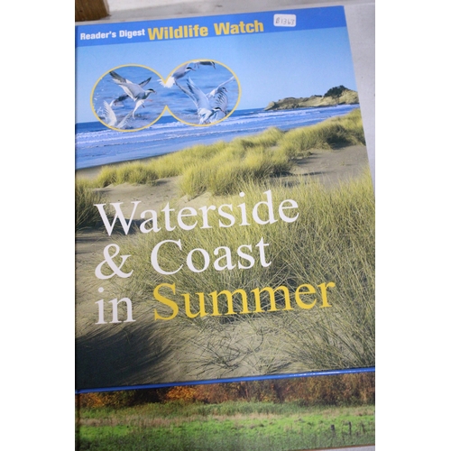 1008 - SIX READERS DIGEST WILDLIFE WATCH HARDBACK BOOKS