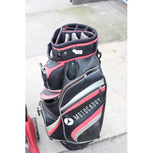 1835 - A MOTOCADDY GOLF BAG