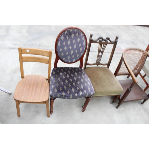 2979 - SIX VARIOUS CHAIRS