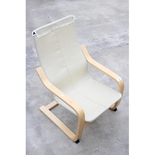 2982 - AN IKEA POANG CHILDS BENTWOOD CHAIR