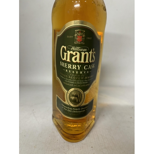 430 - A BTOOLE OF GRANTS SHERRY CASK RESERVE FINEST SCOTCH WHISKY