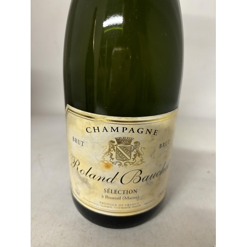 434 - A BOTTLE OF ROLAND BAUCHET SELECTION BRUT CHAMPAGNE