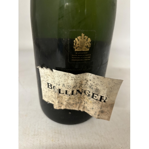 438 - A BOTTLE OF BOLLINGER CHAMPAGNE