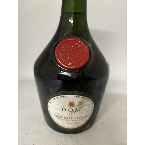 448 - A BOTTLE OF D.O.M 1510 BENEDICTINE LIQUOR