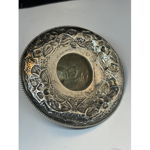 636 - A MARKED SILVER MEXICAN HAT