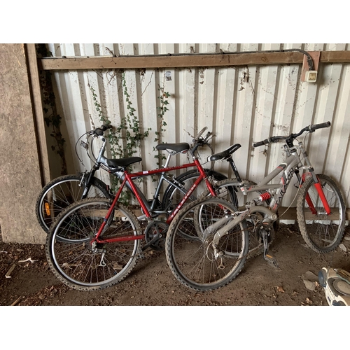 338 - 3 PUSH BIKES BTWIN RALLEY & SARACEN + VAT