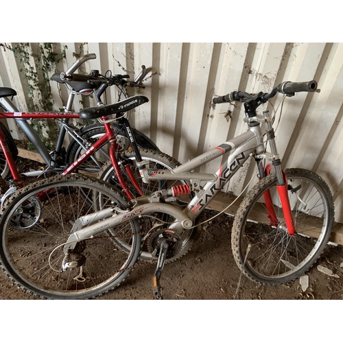 338 - 3 PUSH BIKES BTWIN RALLEY & SARACEN + VAT