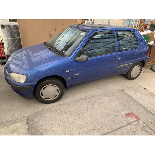 1550 - A 2001 PEUGEOT 106, REGISTRATION YT51 WVG - FURTHER DETAILS TO FOLLOW